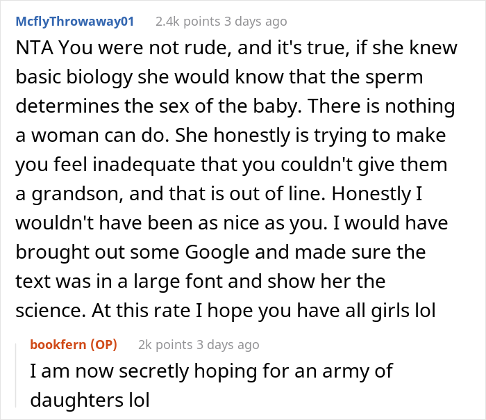 MIL Is Furious At Son's Wife For Expecting A Girl Instead Of A Boy, Drama Ensues