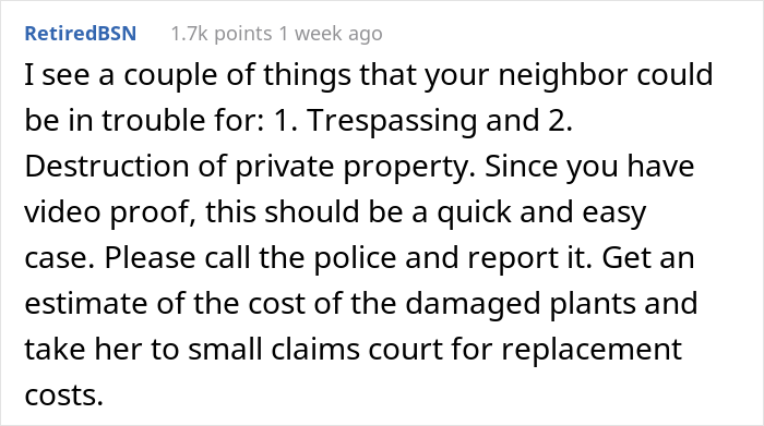 Woman Refuses To Remove Her Rose Garden, So Allergic Neighbor Takes Care Of It Herself And Gets The Cops Called On Her Woman Refuses To Remove Her Rose Garden, So Allergic Neighbor Takes Care Of It Herself And Gets The Cops Called On Her