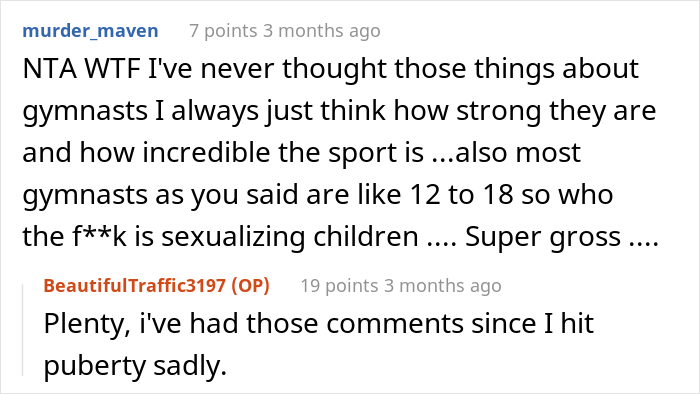 Woman Leaves Party After Enduring Insensitive Jokes About Her Being A Gymnast, Gets Slammed By Boyfriend For “Overreacting” Woman Leaves Party After Enduring Insensitive Jokes About Her Being A Gymnast, Gets Slammed By Boyfriend For “Overreacting”