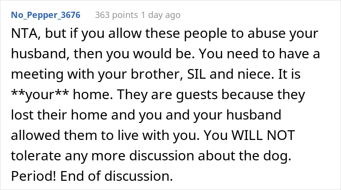 Niece Complains That Service Dog Is Making Her Uncomfortable, Her Aunt Refuses To Get Rid Of It, Starts Family Drama Niece Complains That Service Dog Is Making Her Uncomfortable, Her Aunt Refuses To Get Rid Of It, Starts Family Drama