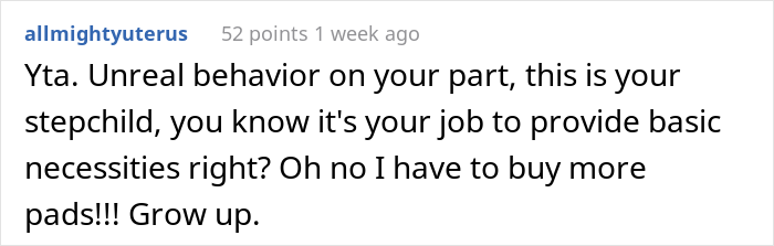 &ldquo;Am I The Jerk For Refusing To Share My Sanitary Pads With My Stepdaughter?&rdquo;