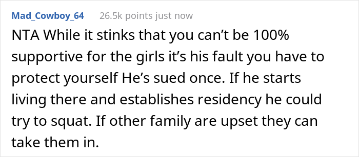 “AITA For Only Taking My Nieces In And Not Their Dad After My Sister Passed Away?” “AITA For Only Taking My Nieces In And Not Their Dad After My Sister Passed Away?”