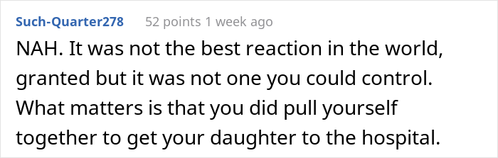 Husband Gets Schooled By Wife After He Has A Physical Nauseating Reaction To His Daughter Breaking Her Arm In Half, Wonders If He Deserved It
