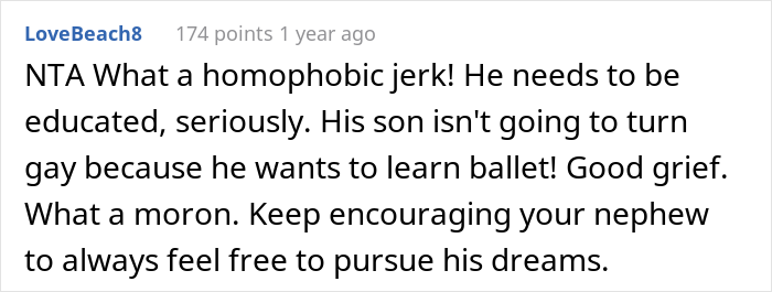Dad Who&rsquo;s Never Around Throws A Fit After Seeing His Son Trying Out Ballet, Brother Tells Him To Get Lost And Forbids Him From Ever Seeing His Son