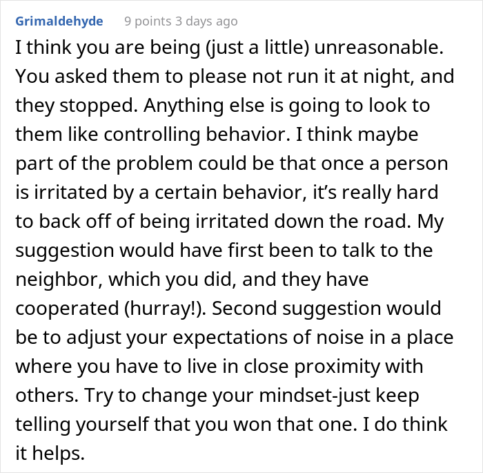 "It Is Driving Me Insane": Person Asks Neighbors To Stop Running Loud Dryer At Night So They Can Sleep, They Start Running It All Day Every Day Instead