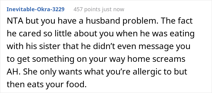 &ldquo;I Told Her I Couldn&rsquo;t Take This Anymore&rdquo;: Woman Suffering From Food Allergies Snaps At Sister-In-Law For Gobbling Up The Takeout She Ordered For Herself