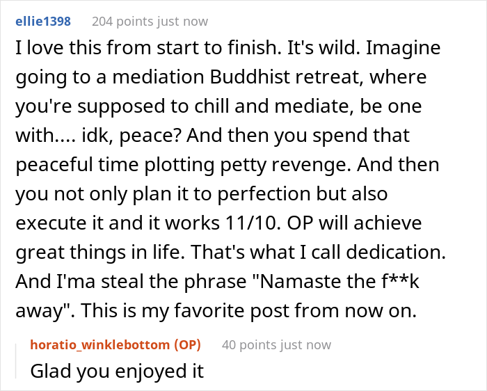 Guy Spends Part Of His 10-Day Silent Retreat Plotting Revenge Against A Snarky Queue-Jumper