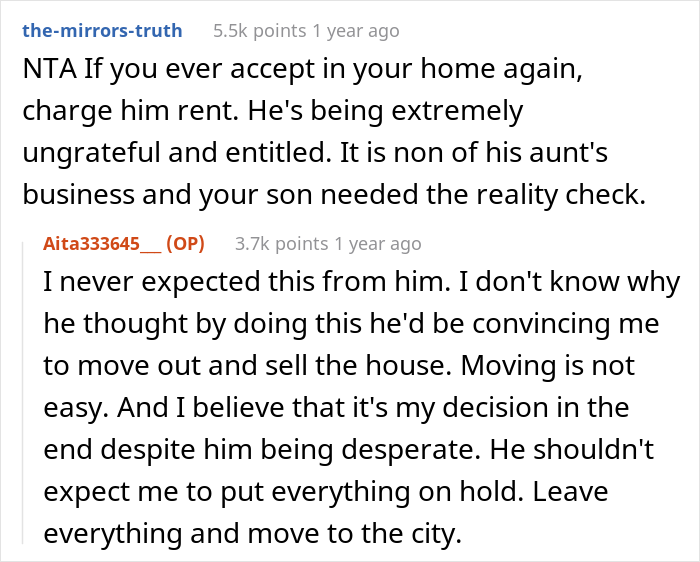 &ldquo;[Am I The Jerk] For Kicking My Son Out Of My House After He Canceled My Job Interview?&rdquo;