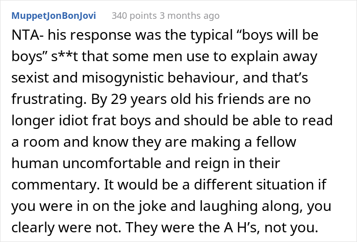 Woman Leaves Party After Enduring Insensitive Jokes About Her Being A Gymnast, Gets Slammed By Boyfriend For “Overreacting” Woman Leaves Party After Enduring Insensitive Jokes About Her Being A Gymnast, Gets Slammed By Boyfriend For “Overreacting”