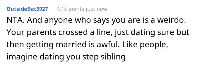 Couple Of 4 Years Find Out Their Parents Are Dating, The Daughter Gets Called A Jerk For Embarrassing Her Mom In Front Of Family