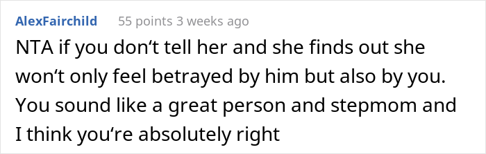 Stepmom Asks If She Should Tell Stepdaughter That Her Dad Installed A Tracking Device In A Car He Gifted Her