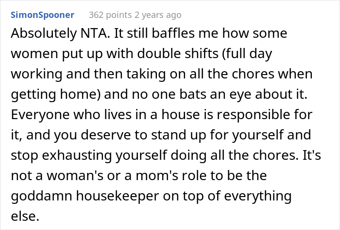 Mother Sets An Ultimatum To Her Family After They Refuse To Help Her Do The Chores, Gets Slammed For This Mother Sets An Ultimatum To Her Family After They Refuse To Help Her Do The Chores, Gets Slammed For This