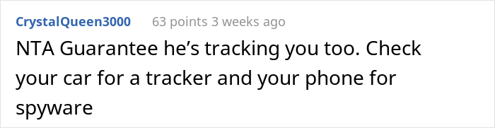 Stepmom Asks If She Should Tell Stepdaughter That Her Dad Installed A Tracking Device In A Car He Gifted Her