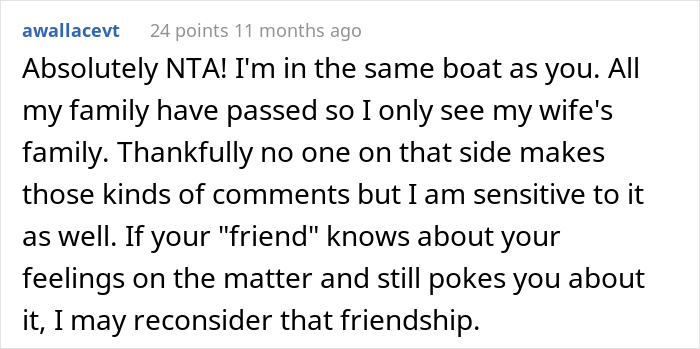 Woman Doesn't Stop Annoying Reminders About Her Own Huge Family To A Friend Whose Many Relatives Passed Away, Gets A Morbid Joke In Return