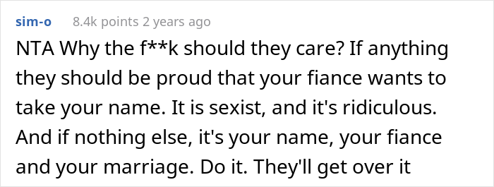 Woman&rsquo;s Fianc&eacute; Plans To Take Her Last Name, Family Drama Ensues When Her Brother And Father Find Out