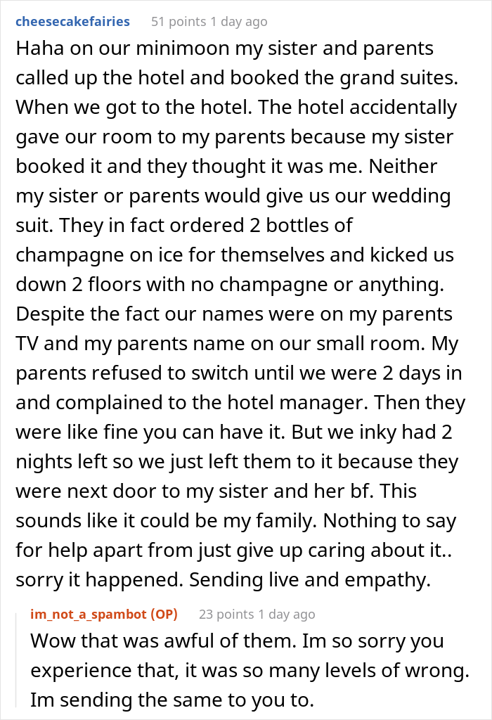 Mother Decides To Book A Room Right Next To Her Daughter&rsquo;s Honeymoon Suite, Drama Ensues