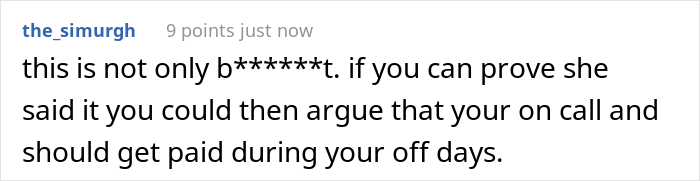 &ldquo;My Boss Implied That I Need Her Permission To Do Things On My Days Off&rdquo;
