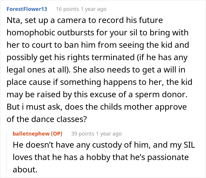 Dad Who&rsquo;s Never Around Throws A Fit After Seeing His Son Trying Out Ballet, Brother Tells Him To Get Lost And Forbids Him From Ever Seeing His Son