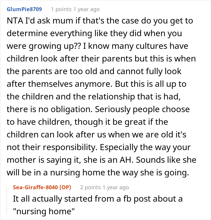 Mom Thinks Her Daughter Should Support Her Financially As She Did For Her As A Child, The Internet Disagrees