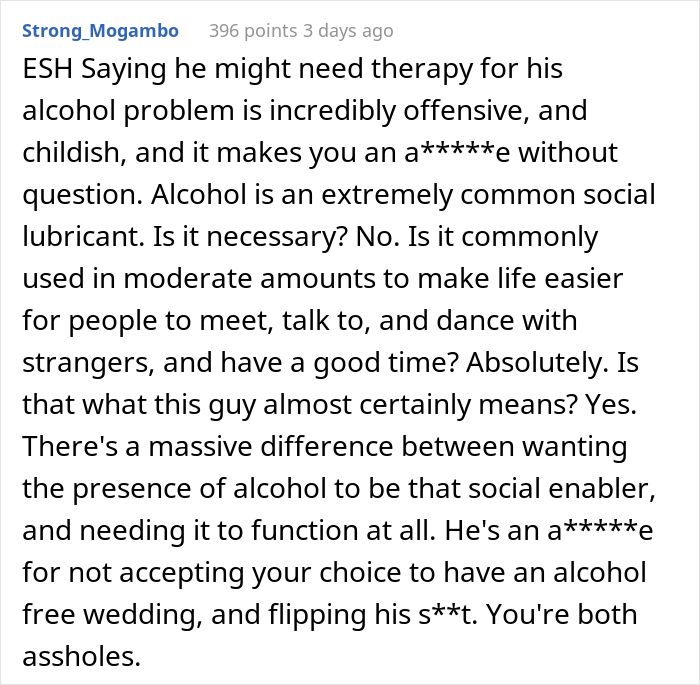 “He Flipped Out On Me And I Took His Invitation Back”: Bride-To-Be Organizes A ‘Dry’ Wedding, Outrages One Of Her Guests “He Flipped Out On Me And I Took His Invitation Back”: Bride-To-Be Organizes A ‘Dry’ Wedding, Outrages One Of Her Guests