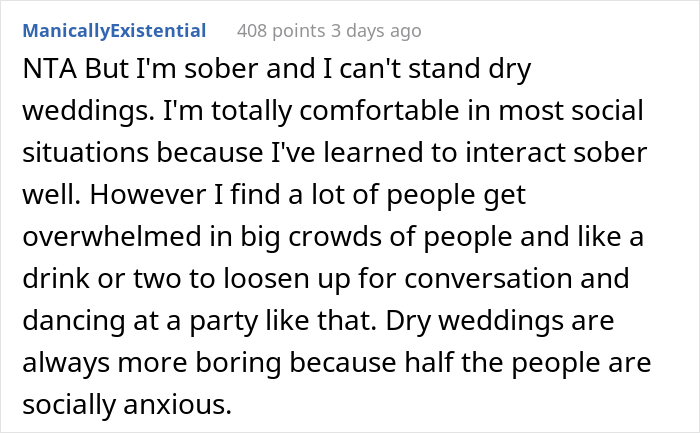 “He Flipped Out On Me And I Took His Invitation Back”: Bride-To-Be Organizes A ‘Dry’ Wedding, Outrages One Of Her Guests “He Flipped Out On Me And I Took His Invitation Back”: Bride-To-Be Organizes A ‘Dry’ Wedding, Outrages One Of Her Guests