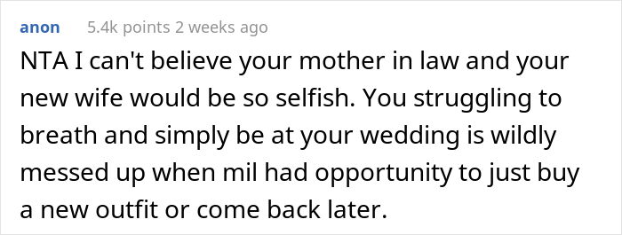 "Am I The Jerk For Asking My MIL To Leave Our Wedding Because Her Perfume Was Bothering Me?"
