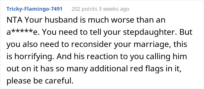 Stepmom Asks If She Should Tell Stepdaughter That Her Dad Installed A Tracking Device In A Car He Gifted Her