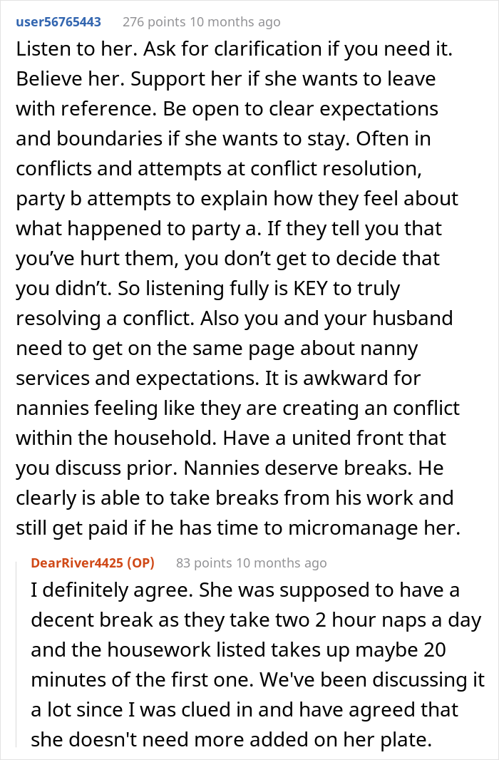 Mom Is Embarrassed After Nanny Quits Because She "Couldn't Be Around My Husband Another Day"