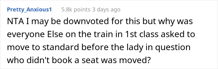 Woman Pays A Lot Of Money For A Comfortable Seat On The Train, Elderly Woman Wants Her To Move Woman Pays A Lot Of Money For A Comfortable Seat On The Train, Elderly Woman Wants Her To Move