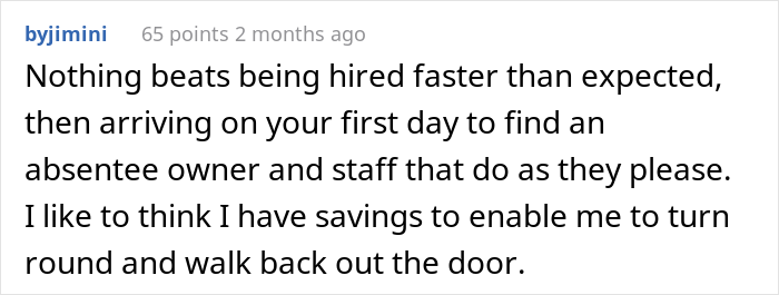 New Employee Gets Fired On The Spot After Telling Restaurant Owners That Their Business Lacks Management