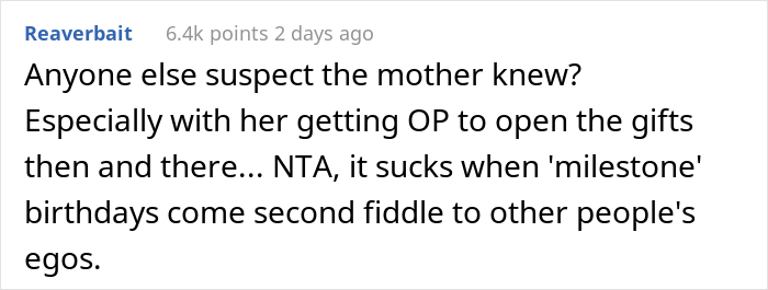 People Support This 16 Y.O. Who Left Her Own Birthday Party After Sister Stole The Spotlight By Announcing Her Engagement