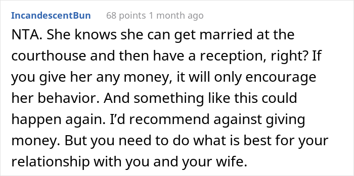 &ldquo;AITA For Not Paying For My Daughter&rsquo;s Honeymoon After She Canceled Her Wedding?&rdquo;
