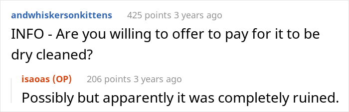 Baby Vomits On A £1,800 Top, Mom Refuses To Pay For It, People Are Divided Over Who's Right Baby Vomits On A £1,800 Top, Mom Refuses To Pay For It, People Are Divided Over Who's Right