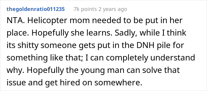 Controlling Mom Loses It When Her Adult Son Doesn&rsquo;t Get The Job After She Crashed The Interview