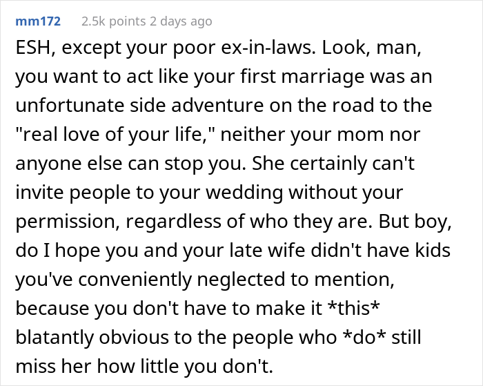 "She Cried And Begged, But I Asked Her Again To Leave": Groom Upset His Mother Invited His Late Wife's Parents To His New Wedding, Kicks Her Out