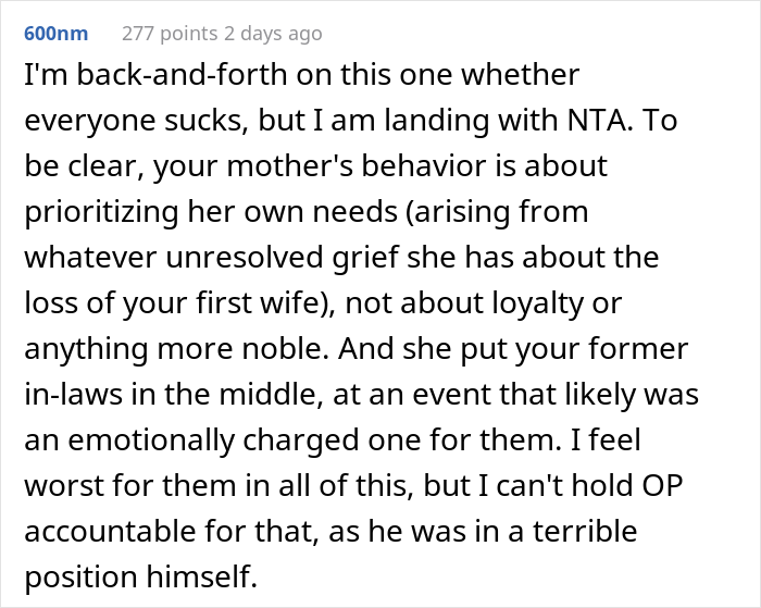 "She Cried And Begged, But I Asked Her Again To Leave": Groom Upset His Mother Invited His Late Wife's Parents To His New Wedding, Kicks Her Out