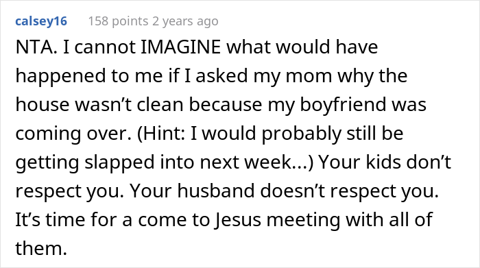 Mother Sets An Ultimatum To Her Family After They Refuse To Help Her Do The Chores, Gets Slammed For This Mother Sets An Ultimatum To Her Family After They Refuse To Help Her Do The Chores, Gets Slammed For This