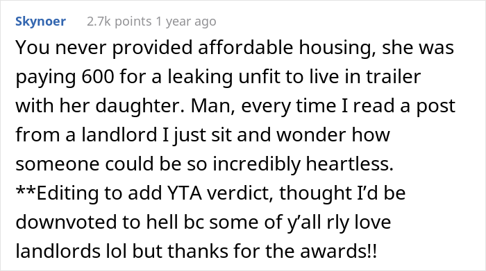 Unpaying Tenant Doesn&rsquo;t Want To Leave Her Trailer So The Landlord Decides To &ldquo;Move In&rdquo; To Make Her Leave