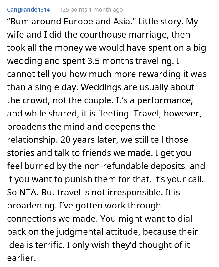 &ldquo;AITA For Not Paying For My Daughter&rsquo;s Honeymoon After She Canceled Her Wedding?&rdquo;