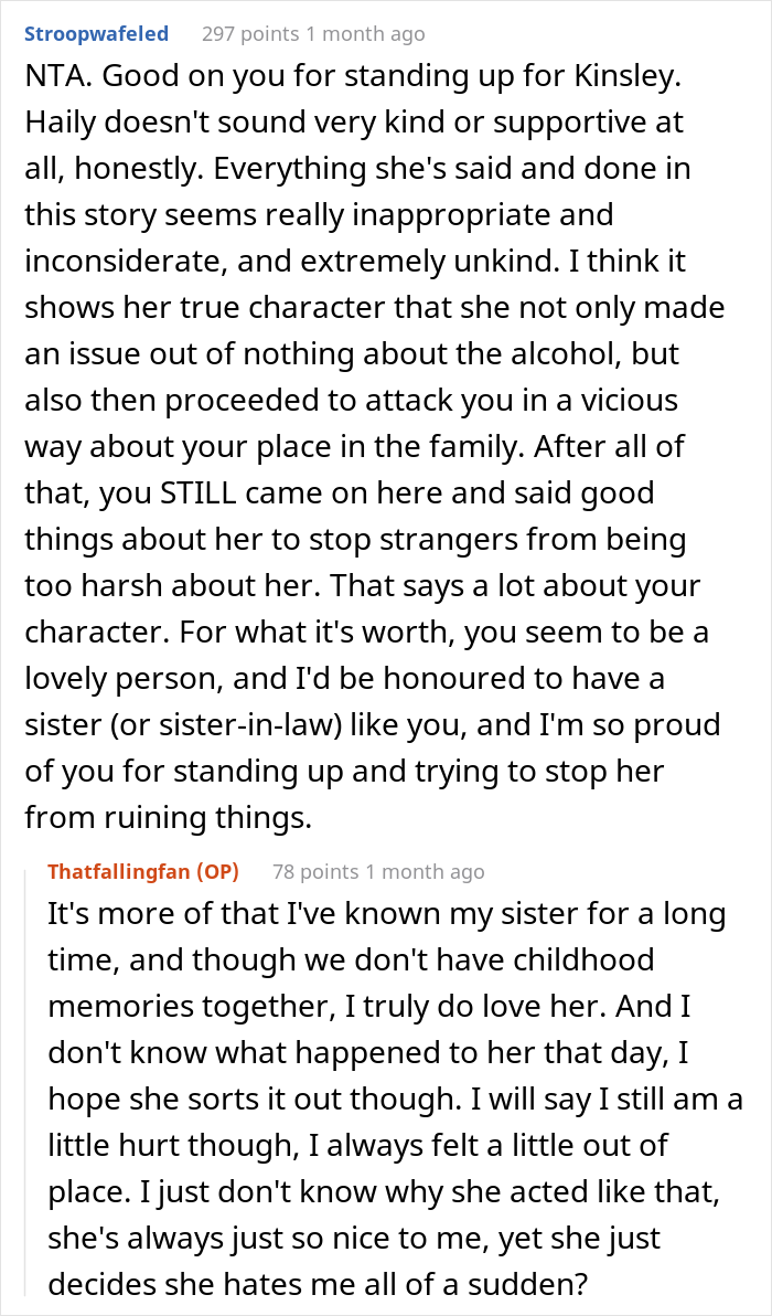 Woman Lashes Out At A Bride Who Decided Not To Serve Any Alcohol During The Wedding Because She Used To Be An Alcoholic Woman Lashes Out At A Bride Who Decided Not To Serve Any Alcohol During The Wedding Because She Used To Be An Alcoholic