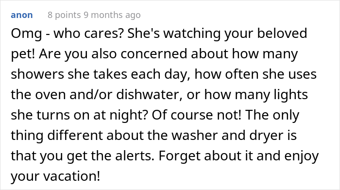 Dog-Sitter Does 'Insane Amount' Of Laundry At Client's Home Without Realizing The Owner Gets Notified Each Time It's Done Dog-Sitter Does 'Insane Amount' Of Laundry At Client's Home Without Realizing The Owner Gets Notified Each Time It's Done