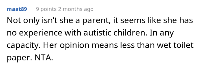 Woman Keeps Criticizing Her BIL For Not Taking His Autistic Kid To A Theme Park, Throws A Fit After Getting Put In Her Place