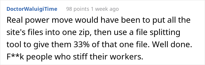 "They Found Someone Cheaper": Customers Refuse To Pay This Web Designer Because They Found Someone Cheaper, So He Gets Revenge