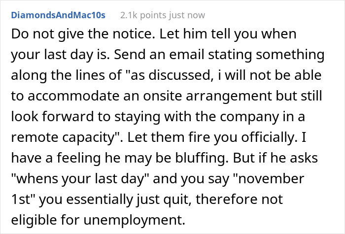 Woman Is About To Be Fired For Refusing To Come To The Office Because She Was Hired For A 100% Remote Job, Asks The Internet For Advice