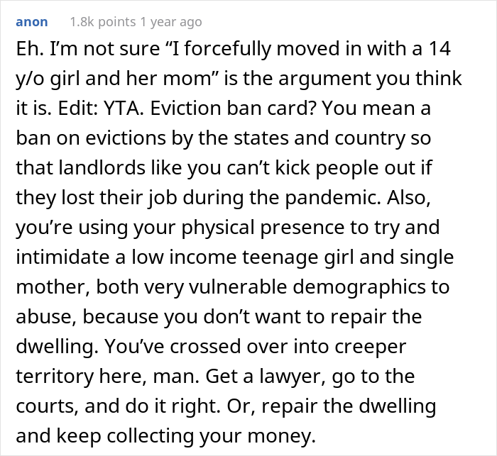Unpaying Tenant Doesn&rsquo;t Want To Leave Her Trailer So The Landlord Decides To &ldquo;Move In&rdquo; To Make Her Leave
