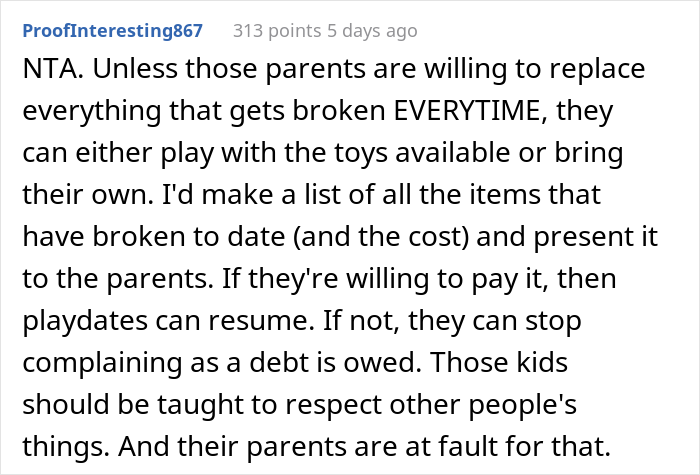 Mom Puts A Lock On Her 4-Y.O. Son's Door To Not Let Her Friends' And Relatives' Kids Destroy His Favorite Toys Mom Puts A Lock On Her 4-Y.O. Son's Door To Not Let Her Friends' And Relatives' Kids Destroy His Favorite Toys