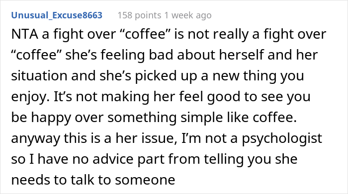 Sole-Earner Husband Slammed By Unemployed Wife For Getting The Expensive Coffee, He Snaps