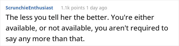 &ldquo;My Boss Implied That I Need Her Permission To Do Things On My Days Off&rdquo;