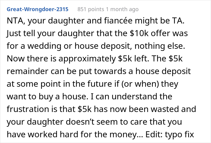 &ldquo;AITA For Not Paying For My Daughter&rsquo;s Honeymoon After She Canceled Her Wedding?&rdquo;