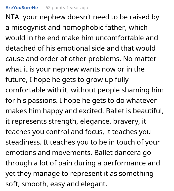 Dad Who&rsquo;s Never Around Throws A Fit After Seeing His Son Trying Out Ballet, Brother Tells Him To Get Lost And Forbids Him From Ever Seeing His Son